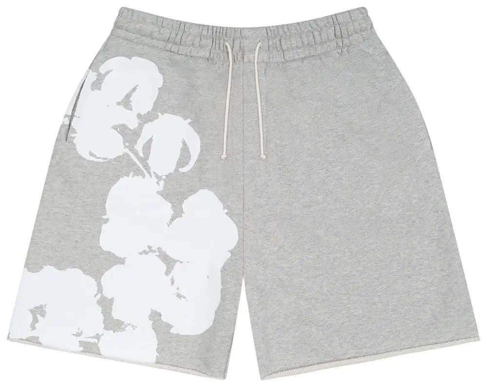 Denim Tears Shorts Big Logo Grey