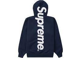 Supreme Satin Logo Hoodie Purple