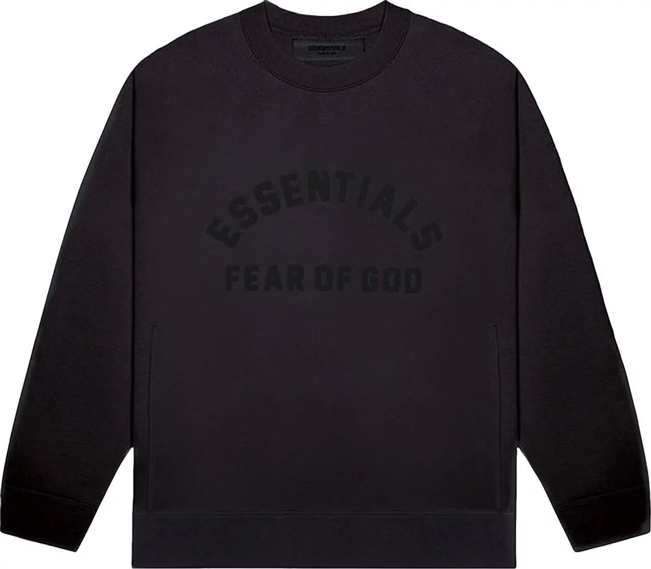 Essentials Crewneck Jet Black