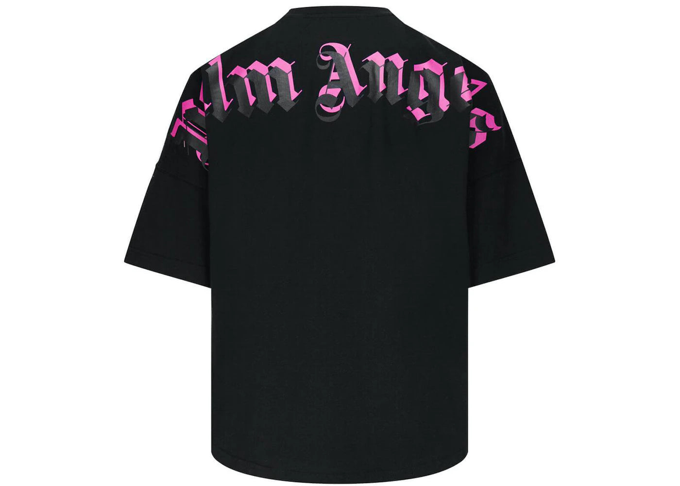 Palm Angels Neck T-Shirt Black/Pink