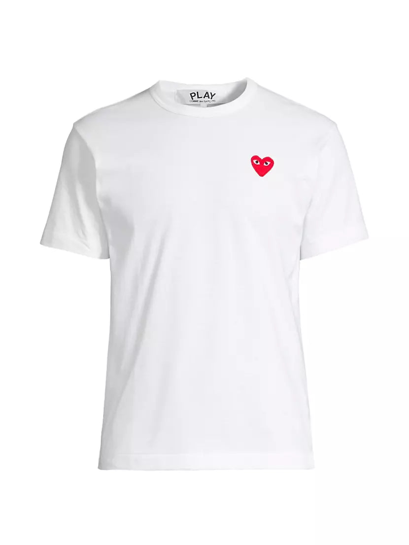 CDG Small Pocket Heart White