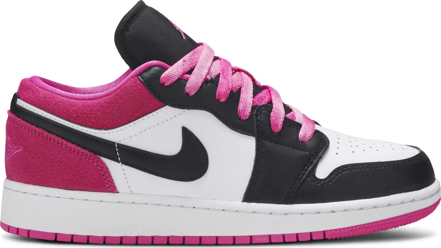 Jordan 1 Low Black Fuschia