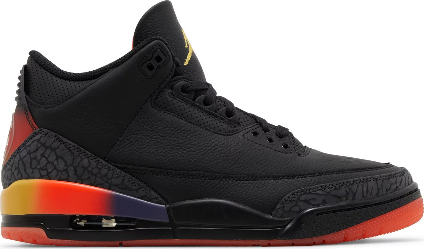 Jordan 3 J Balvin Black