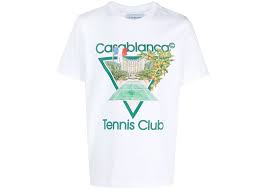 Casablanca Tennis Club Tee White