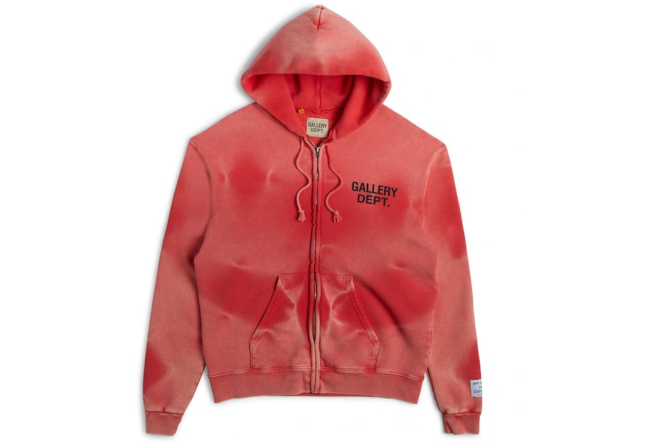 Gallery Dept Red Zip-Up