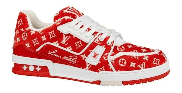 Louis Vuitton Red Trainer