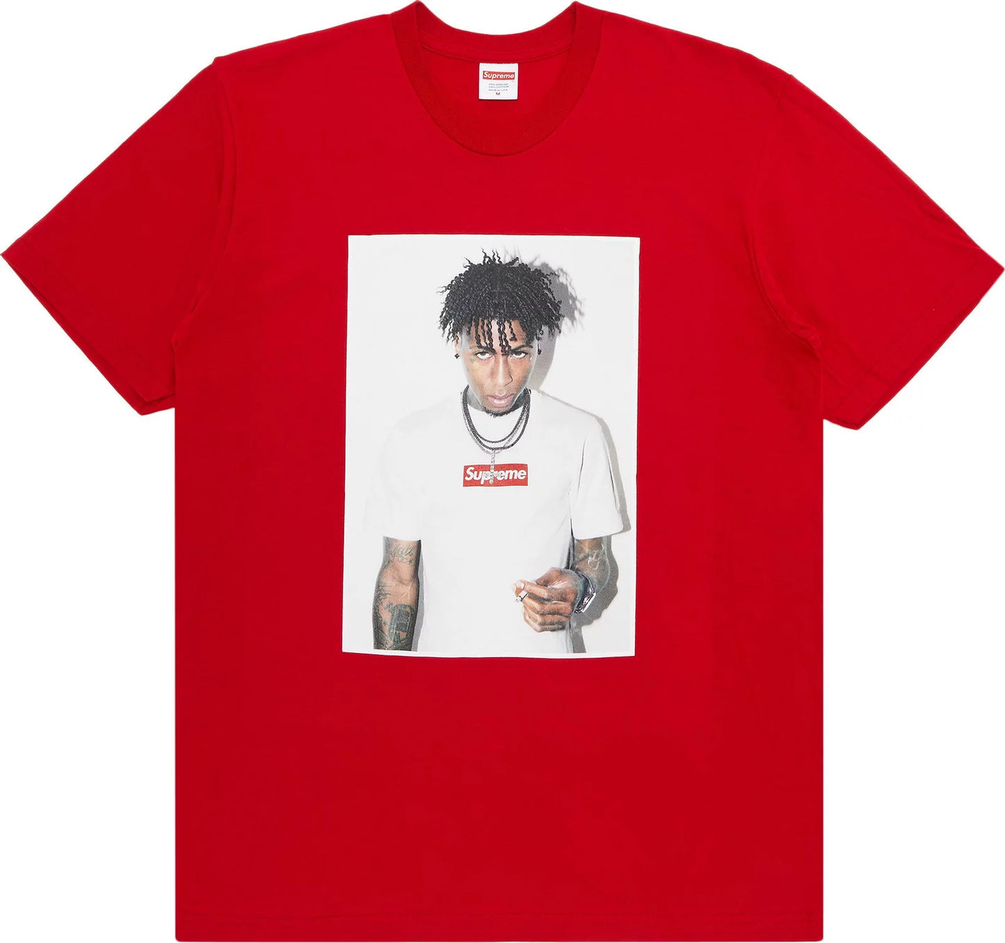 Supreme Photo Tee Red NBA Young Boy