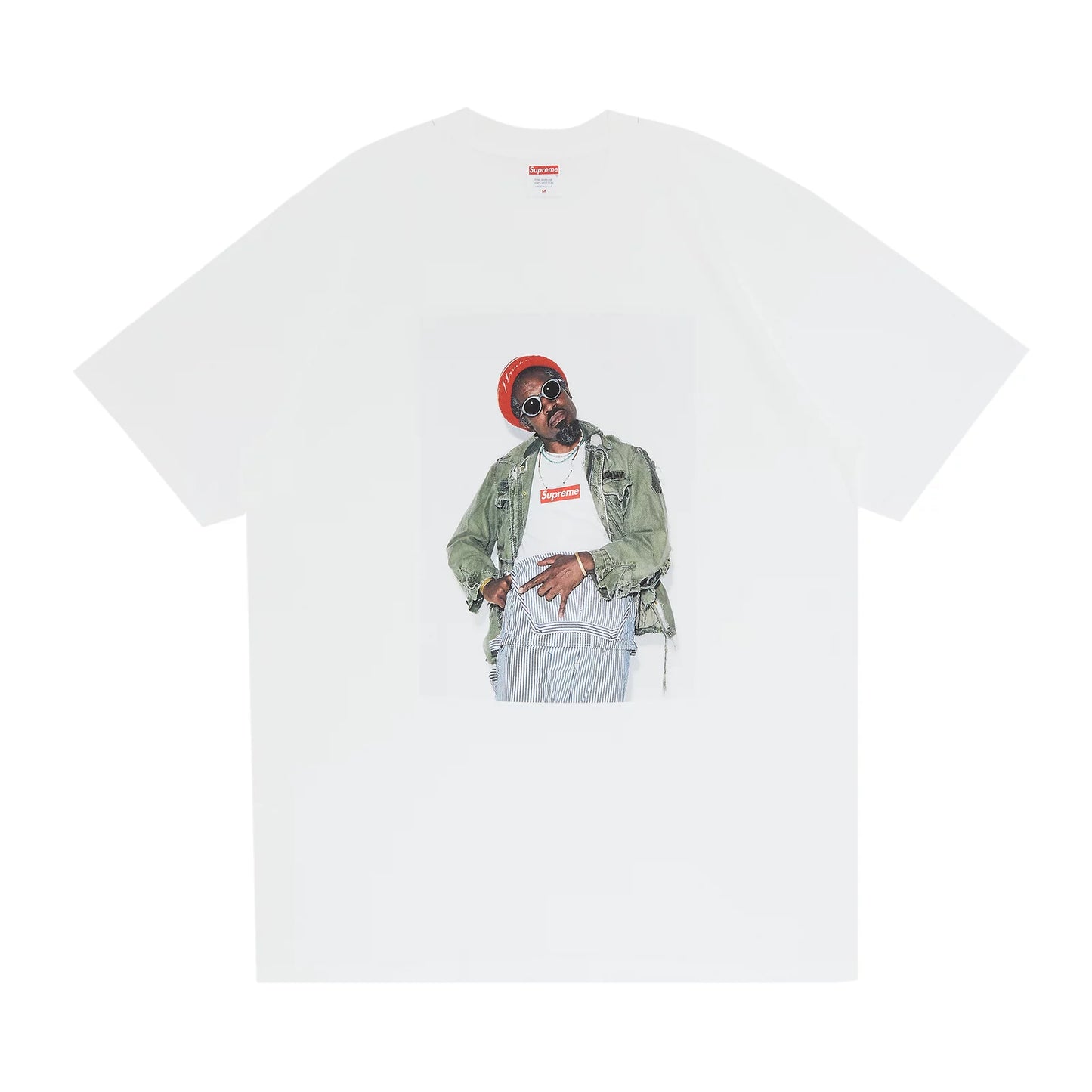 Supreme Andre 3000 Tee White