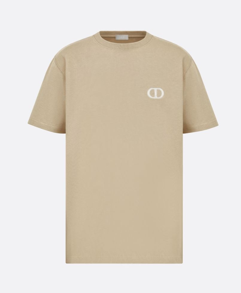 Christian Dior CD Logo Tee Brown