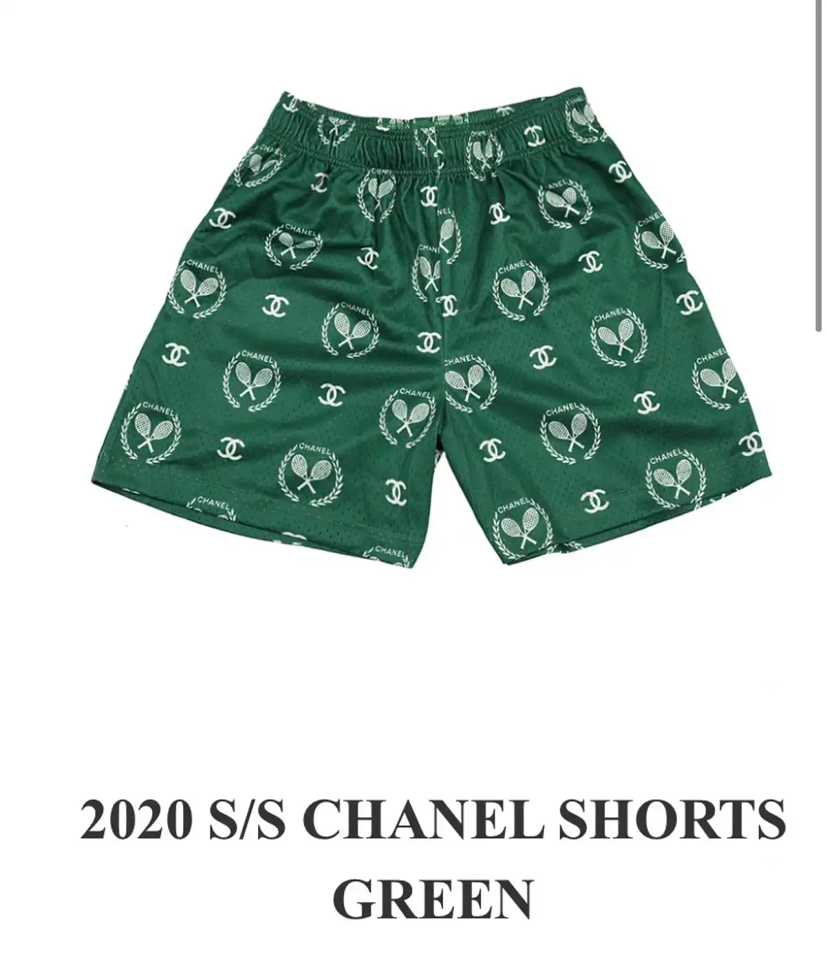 Bravest Studios Bravest Studios Green Chanel Shorts
