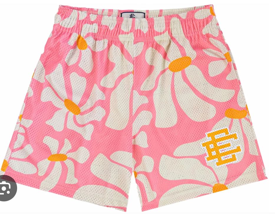 Eric Emanuel Daisy Shorts Pink
