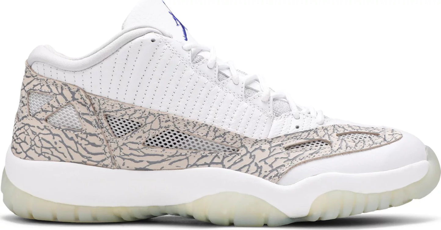 Jordan 11 Low White Snakeskin