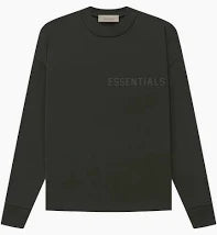 Essentials L/S Off Black