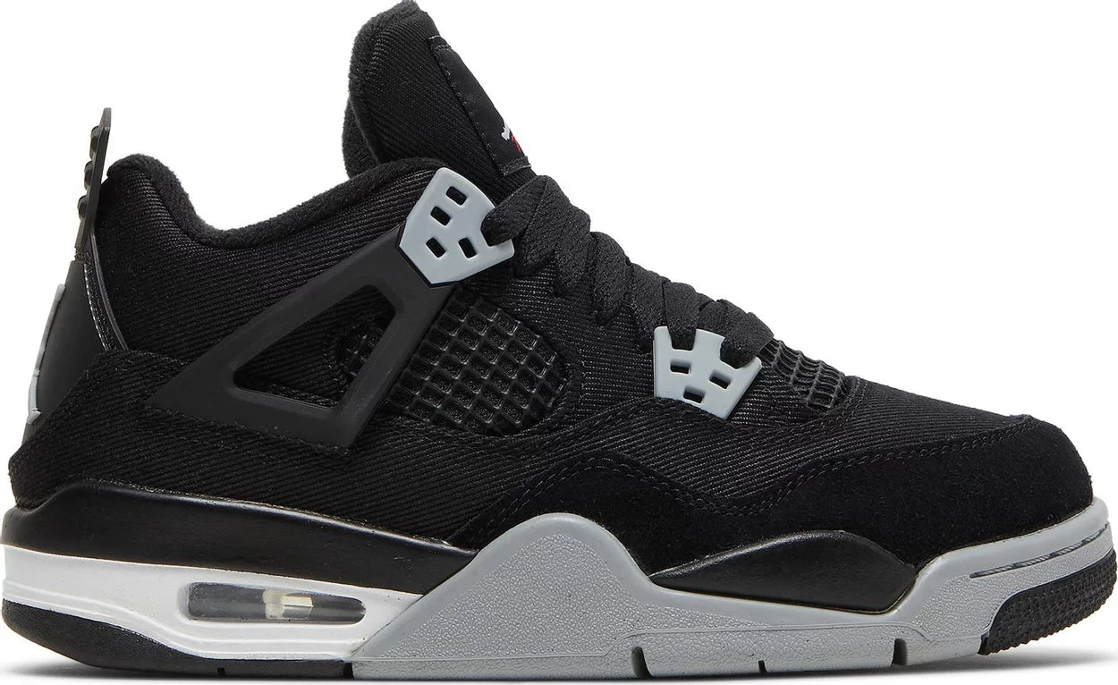 Jordan 4 Black Canvas (GS)
