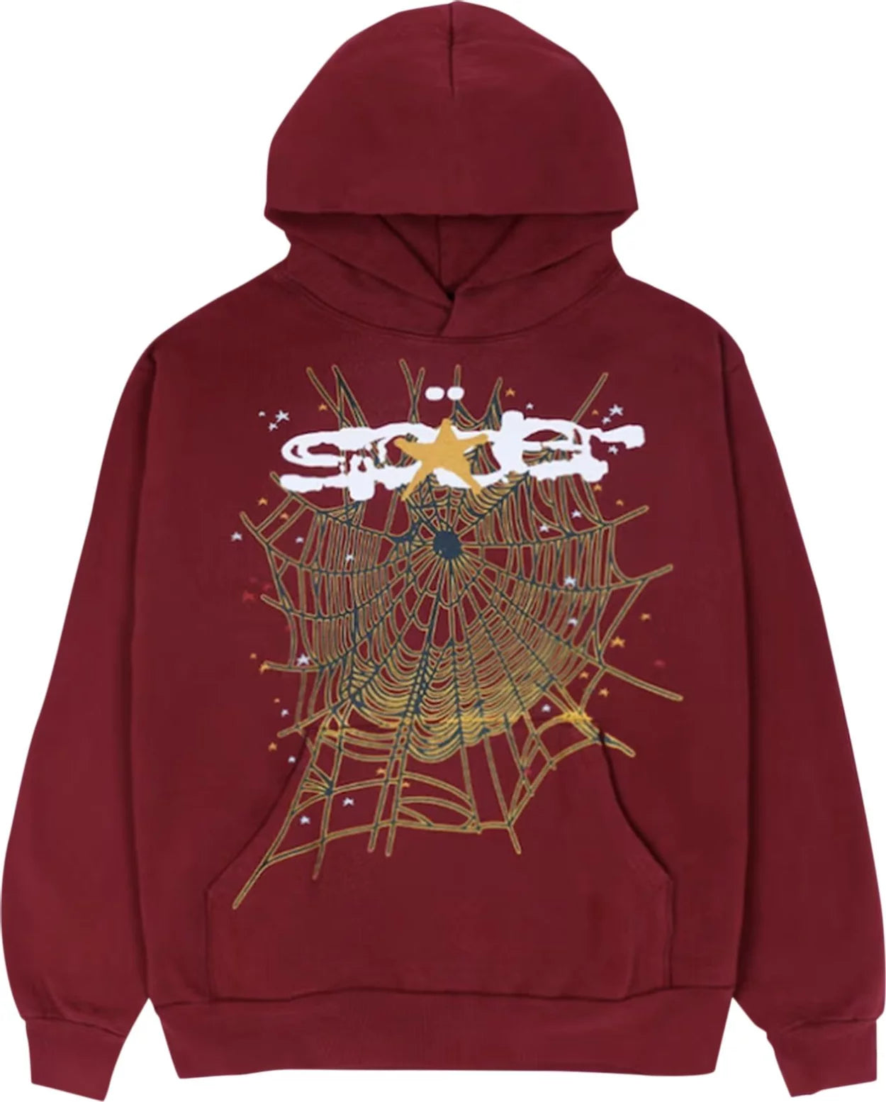 Brown 2024 Sp5der Hoodie