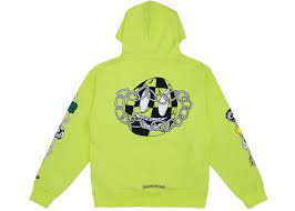 Chrome Hoodie Matty Boy Lime Green