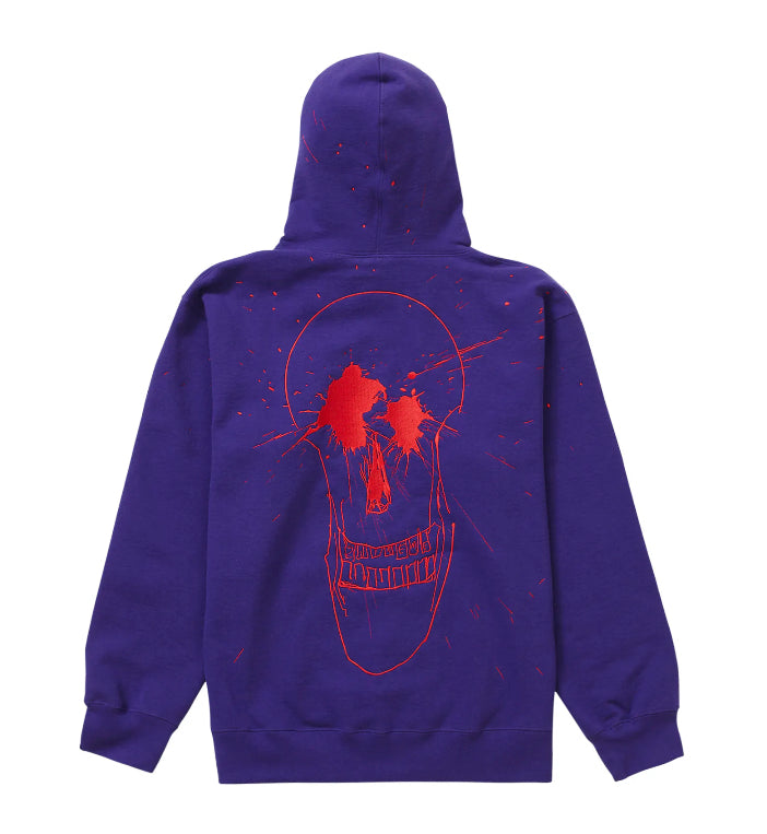 Supreme Skull Hoodie Purple Xclusive