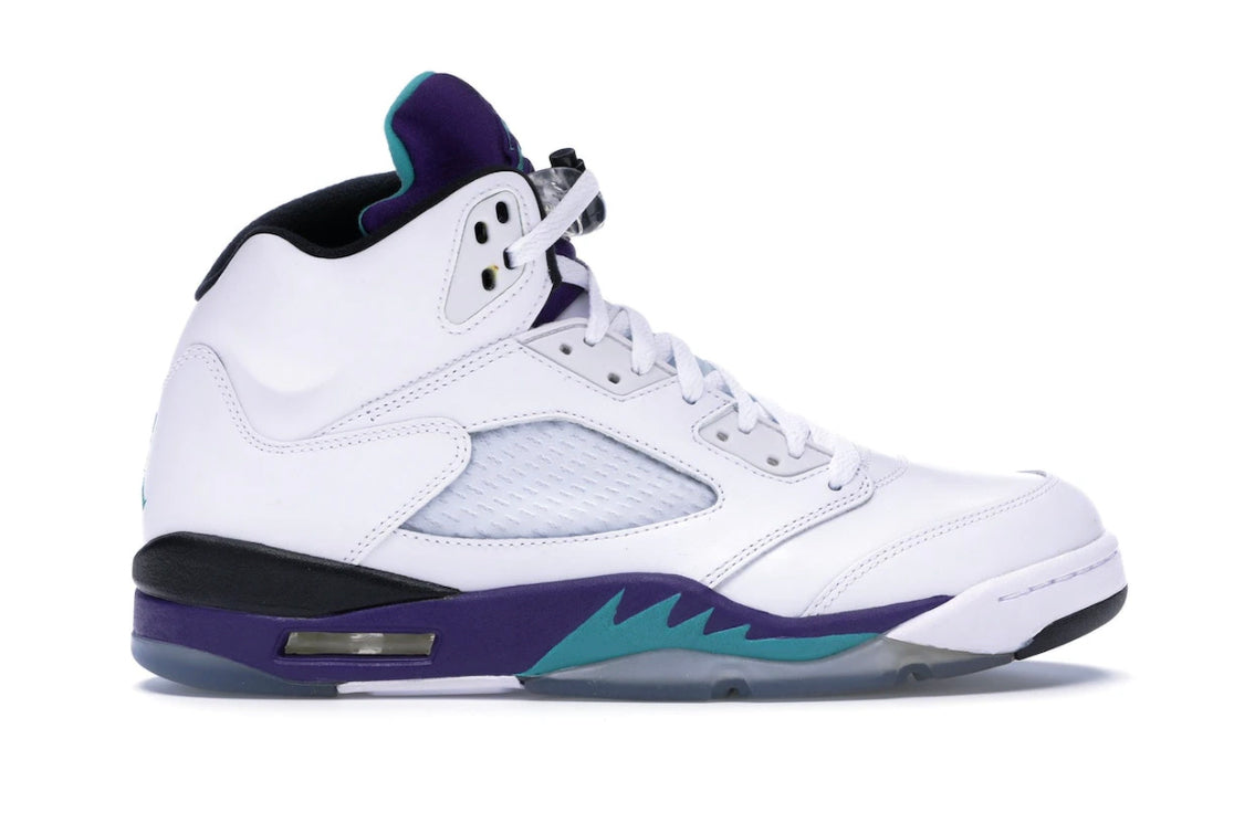 Jordan 5 Grape White