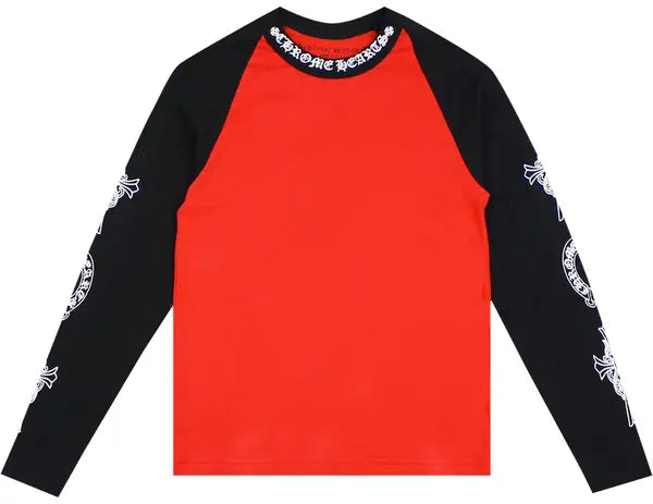 Chrome Hearts Baseball Longsleeve Red