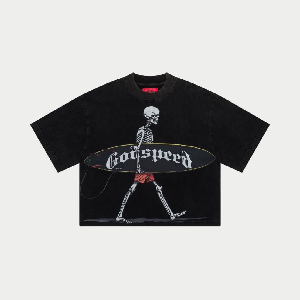 Godspeed Tee Surf Day Black