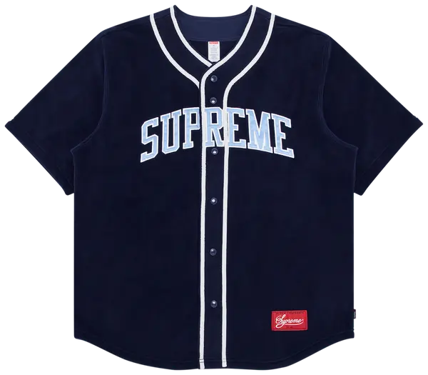 Supreme Baseball Mesh Jersey Navy