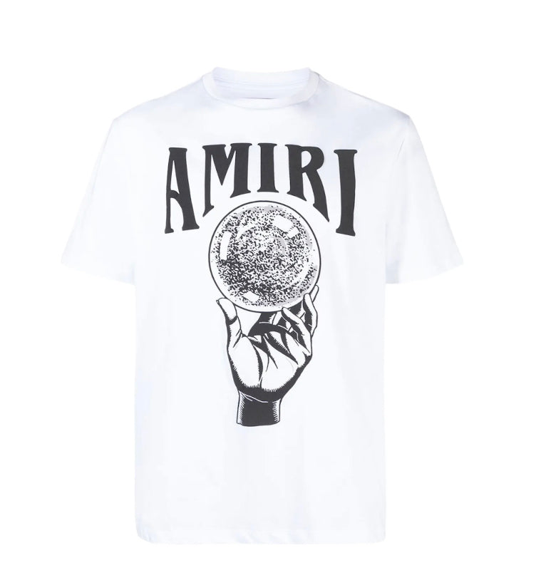 Amiri Tee White Hand Tee