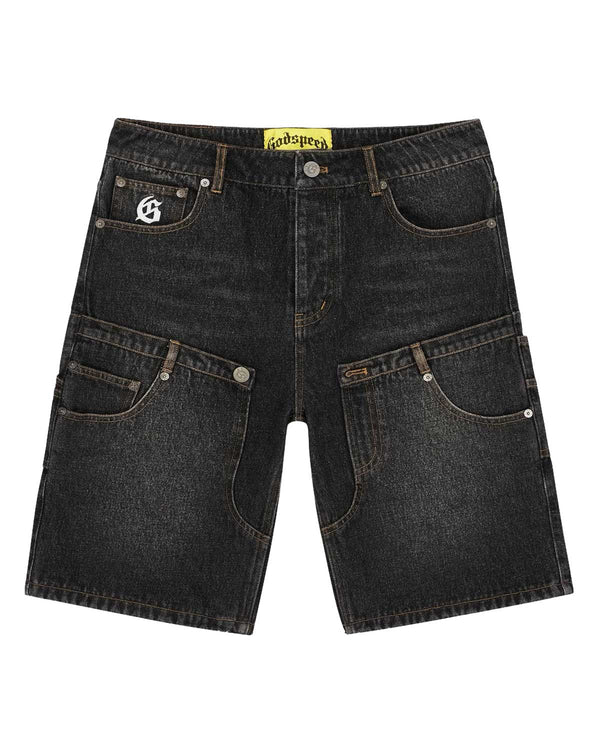 Godspeed Jean Shorts (Black)