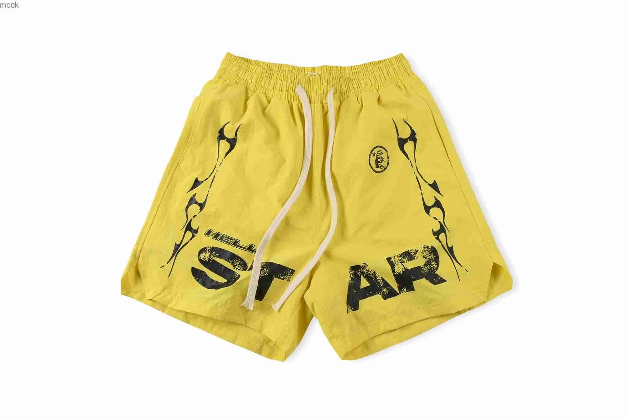 Hellstar Nylon Shorts Yellow | www.gamutgallerympls.com