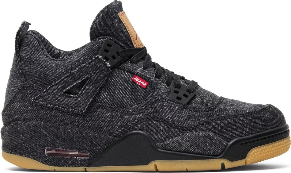 Jordan 4 Levis Black