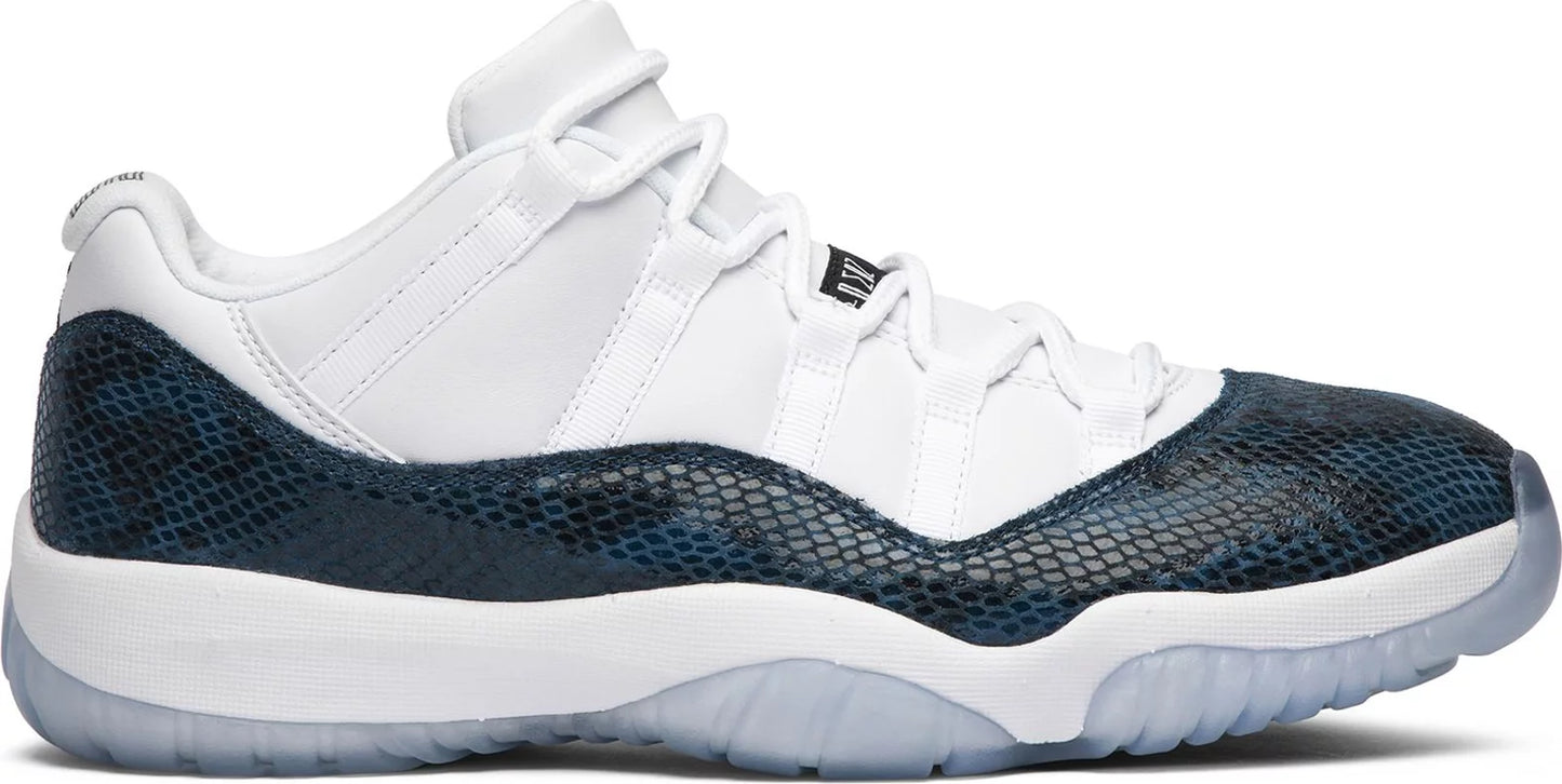 Jordan 11 Navy Snake Skin