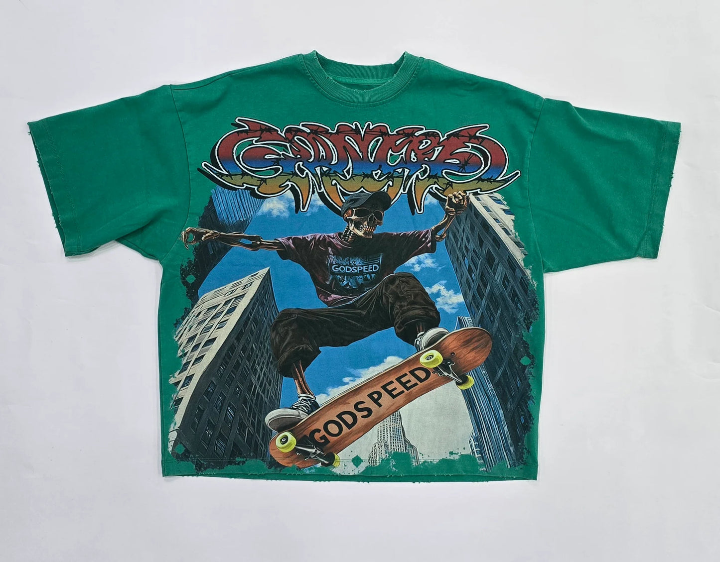 Godspeed Tee Ollie Green