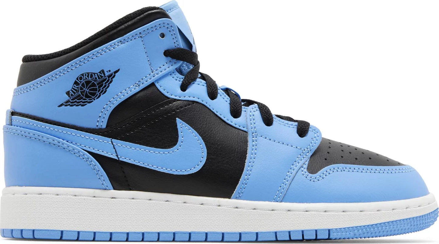 Jordan 1 Mid UNC Toe (GS)