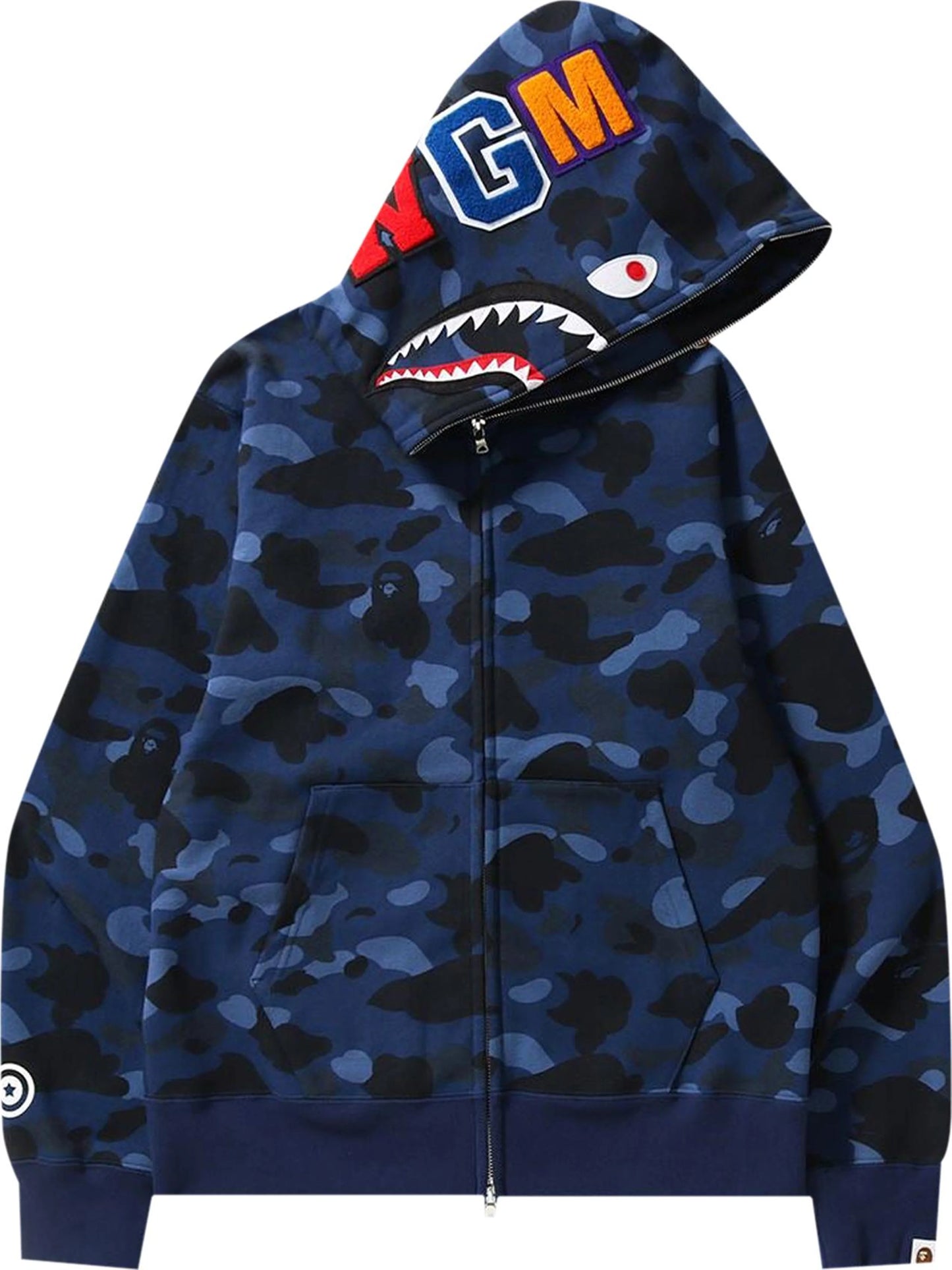 Bape Full Zip Navy Blue