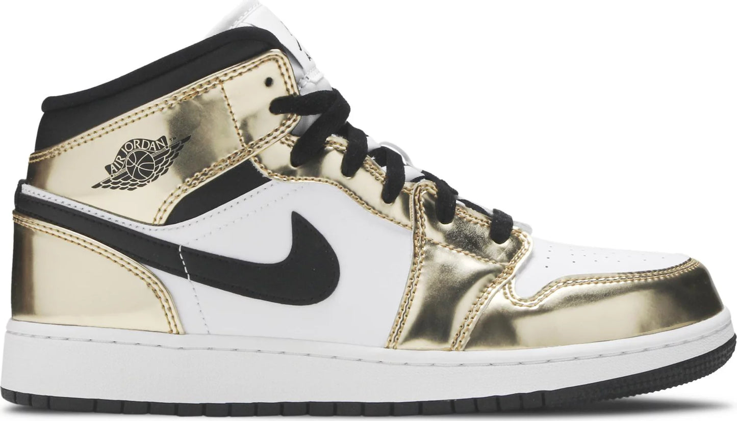 Jordan 1 Mid Metallic Gold