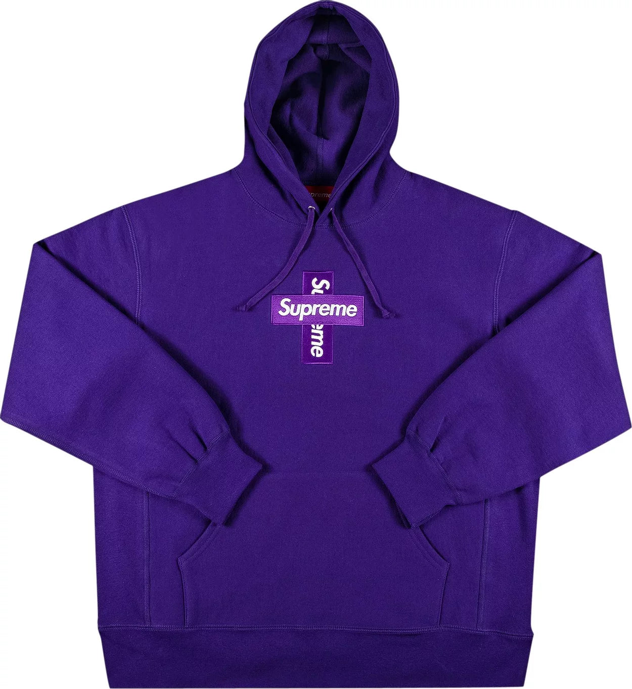 Supreme Cross Box Logo Purple