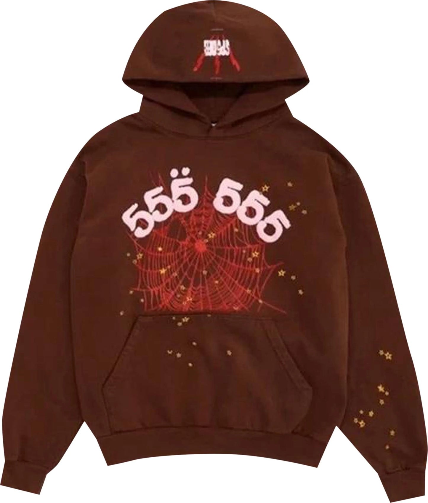 Sp5der Hoodie Brown